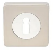 Szyldy i rozety - VDS ROZETA KWADRATOWA KLUCZ R32 CHROM/NIK SATYNA - miniaturka - grafika 1