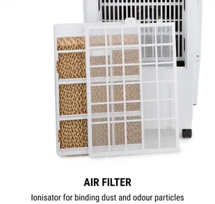 Wentylator OneConcept OneConcept Kingcool klimatyzator wentylator schładzacz powietrza jonizator szary ACO3-Kingcool-B - Wentylatory - miniaturka - grafika 4