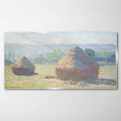 Obrazy i zdjęcia - PL Coloray Obraz na Szkle Koniec Lata Siano Monet 120x60cm - miniaturka - grafika 1