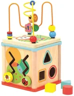 Zabawki interaktywne dla dzieci - BINO Kostka aktywności małe stworzonka 84211 - miniaturka - grafika 1