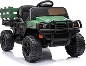 Pojazdy elektryczne dla dzieci - Super-Toys DZIP UTV Z DUŻĄ SKRZYNIĄ ZAŁADUNKOWĄ MIĘKKIE KOŁA MIĘKKIE SIEDZENIE/BDM0926 BDM-0926-CZERWONY - miniaturka - grafika 1