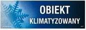 Tablice BHP - Znak obiekt klimatyzowany - miniaturka - grafika 1