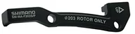 Akcesoria rowerowe - Shimano ismmaf203spa Bremsh & Adapter, czarna, 203 MM FBA_ISMMAF203SPA - miniaturka - grafika 1