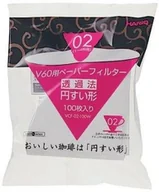 Akcesoria i części AGD - Hario Filtry do V60-02 100szt. - BIAŁE 4861 - miniaturka - grafika 1