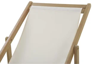 Beliani Leżak ogrodowy jasne drewno akacjowe ANZIO - Leżaki ogrodowe - miniaturka - grafika 8
