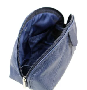 ELKOR (PL) Skórzana Kosmetyczka Półokrągła ELKOR (PL) Średnia - Kosmetyczki, organizery i kuferki - miniaturka - grafika 5