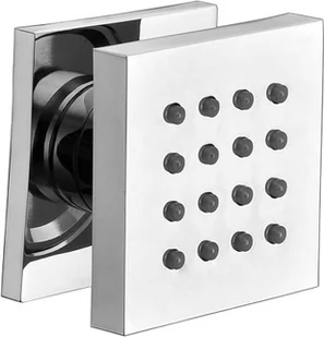 OMNIRES Dysza boczna natynkowa, chrom J09 - Akcesoria do armatury i ceramiki - miniaturka - grafika 3