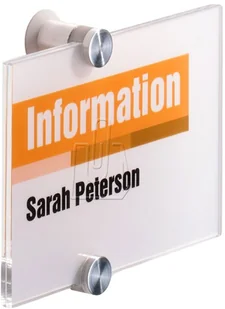 Durable DUR015K Tabliczka informacyjna CRYSTAL SIGN 148x105 4821 - Systemy ekspozycyjne i znaki informacyjne - miniaturka - grafika 2