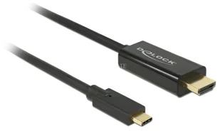 Delock Kabel USB USB-C HDMI 3m Czarny 85260 85260 - Kable komputerowe i do monitorów - miniaturka - grafika 2