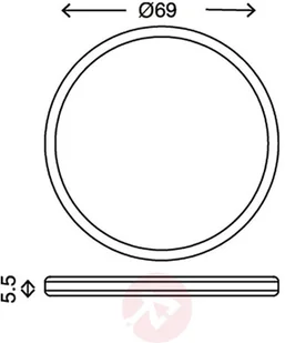Briloner 4er-Set Diffusoraufsatz für Einbauleuchten 6,9 cm - Oprawy, klosze i abażury - miniaturka - grafika 3