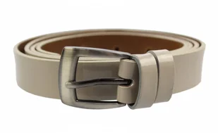 Pas-Max (PL) Pasek Damski Skórzany (PL) Skóra Licowa EXTRA Gładki 25 mm Lakierowany BEŻOWY - Paski Pas-Max (PL) Pasek Damski Skórzany (PL) Skóra Licowa EXTRA Gładki 25 mm Lakierowany BEŻOWY - Paski - miniaturka - grafika 2