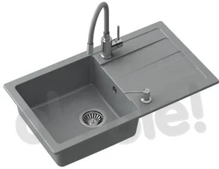 STEINER ZPM7744SZ3623500BL Pronto Max szary + bateria - Zlewozmywaki - miniaturka - grafika 4