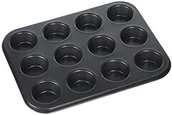 Formy do ciast - Westmark 32912270 12er minimuf FIN forma do pieczenia, nierdzewna, antracyt, 25 x 19 x 2 cm 32912270 - miniaturka - grafika 1