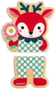 Janod 8 BABY FOREST MAGNETS - Klocki - miniaturka - grafika 7