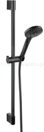 Zestawy prysznicowe - Ferro Horn zestaw prysznicowy czarny N370BLB - miniaturka - grafika 1