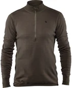 Pozostała odzież narciarska - Fjällräven Fjällräven Värmland Woolterry Half Zip Men, oliwkowy XXXL 2021 Koszulki bazowe termiczne i narciarskie F90838-633-XXXL - miniaturka - grafika 1