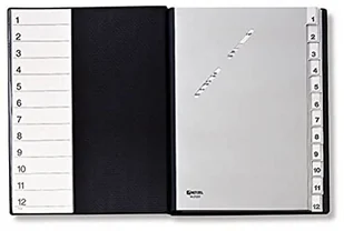 Rexel 14212091 teczka na dokumenty A4, czarna, 12-częściowa 14212091 - Teczki i skoroszyty Rexel 14212091 teczka na dokumenty A4, czarna, 12-częściowa 14212091 - Teczki i skoroszyty - miniaturka - grafika 1