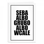 Planery - Murrano Planner kalendarz książkowy z nadrukiem dla przyjaciela kolegi siłacza KZ-PLA-025 - miniaturka - grafika 1