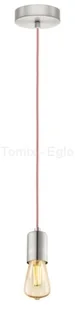 Eglo Lampa wisząca 1 żarówkę E27 Niklowo-matowa Pink yorth 32526 - Lampy sufitowe - miniaturka - grafika 2