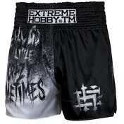 Extreme Hobby Spodenki muay thai, PSYCHO CLOWN, czarny, rozmiar L - Kimona, stroje i obuwie - miniaturka - grafika 2