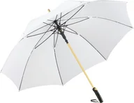 Parasole - FARE Parasol damski długi PRECIOUS czasza 133 cm, biało-złoty GRE7399-01 - miniaturka - grafika 1