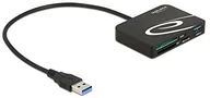 Czytniki kart pamięci - Delock Czytnik kart pamięci XQD/SD/Micro SD + port USB typu A 91756 - miniaturka - grafika 1
