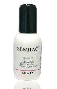 Semilac Remover 50ml Płyn Do Lakieru Hybrydowego - Zmywacze i cleanery do paznokci - miniaturka - grafika 3