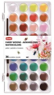 Toma sp z o.o. Farby akwarelowe 36 kolorów pędzelek Toma TO-730 TO-730 - Pędzle Toma sp z o.o. Farby akwarelowe 36 kolorów pędzelek Toma TO-730 TO-730 - Pędzle - miniaturka - grafika 4