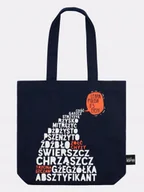 Torby szkolne - Learn Polish torba bawełniana granatowa Nowa - miniaturka - grafika 1