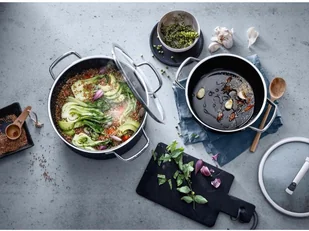 WMF Garnek niski z pokrywką Fusiontec Mineral, czarny, srebrny, 2,4 l - Garnki WMF Garnek niski z pokrywką Fusiontec Mineral, czarny, srebrny, 2,4 l - Garnki - miniaturka - grafika 7