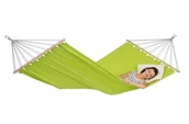 Fotele i krzesła ogrodowe - Amazonas Hamak dwuosobowy z poprzeczkami Miami kiwi AZ-1075000 - miniaturka - grafika 1