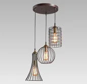 Lampy sufitowe - Prezent Lampa wisząca TRION 3X60W E27 46073 46073 - miniaturka - grafika 1