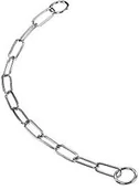 Obroże dla psów - Nobby łańcuszek z chromu, duże ogniwa - miniaturka - grafika 1