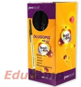 Polsirhurt Długopis PENWORD 007 czarny DL28PSH - Długopisy - miniaturka - grafika 2