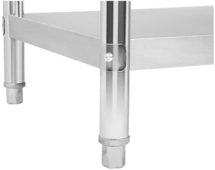 Royal Catering Stół roboczy ze stali nierdzewnej - rant - 200 x 60 cm - RCAT-200/60-N - Wózki na żywność - miniaturka - grafika 7