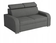 Sofy i kanapy - Kanapa nierozkładana Lopez 2 + regulowane zagłówki - miniaturka - grafika 1