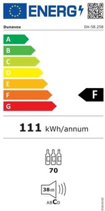 Dunavox DX-58.258DB - Chłodziarki do wina - miniaturka - grafika 2