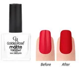 Golden Rose Matte Top Coat matowy utwardzacz do paznokci 10,5ml - Lakiery do paznokci - miniaturka - grafika 5