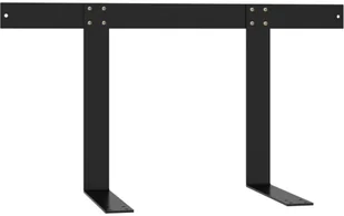 vidaXL Oparcie do sofy z palet czarne 70 cm żelazo 315787 - Pozostałe meble ogrodowe - miniaturka - grafika 3