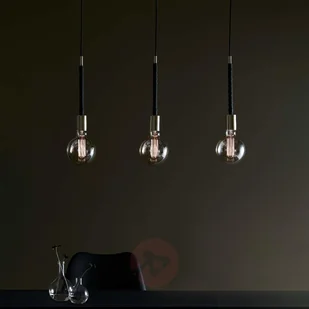 Markslojd 106708 Saddle Pendant 3L Brass-Black 106708 - Lampy sufitowe - miniaturka - grafika 2