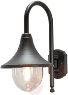 Lampy ogrodowe - Konstmide Kinkiet zewnętrzny Bari, czarny - miniaturka - grafika 1