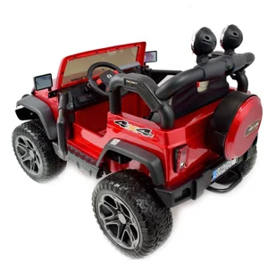 Super-Toys Mega Jeep Perfect 002 Exclusive Wolny Start Miękkie Koła Lakierowany Hp-002 - Pojazdy elektryczne dla dzieci - miniaturka - grafika 6