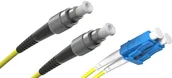 Patchcordy - Opto Patchcord Opto FC/UPC-LC/UPC SM duplex 10m - miniaturka - grafika 1
