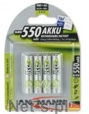 Akumulatory ogólnego zastosowania - ANSMANN Ansmann Micro NiMh Bateria 4xAAA 550mA (5030772) - miniaturka - grafika 1