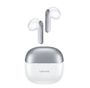 USAMS XH Series Dual mic BHUXH02 białe - Słuchawki - miniaturka - grafika 2