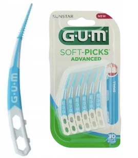 GUM Sunstar Butler GUM czyściki międzyzębowe Soft-Pick Advanced - małe 649 - Szczoteczki międzyzębowe - miniaturka - grafika 4