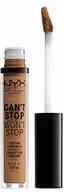 Korektory pod oczy - NYX Professional Makeup NYX Professional Makeup Can't Stop Won't Stop Contour Concealer korektor do konturowania twarzy w płynie, wodoodporny, kryje niedoskonałości, 15.9 Warm Honey, 3,5 ml - miniaturka - grafika 1
