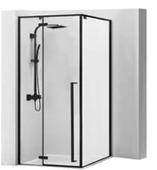 Kabiny prysznicowe - Rea Fargo Czarny Mat 90x90 Prawa K6318 - miniaturka - grafika 1