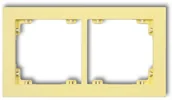 Klawisze i ramki - Karlik Deco kanarkowy ramka 2-krotna 43DR-2 43DR-2 - miniaturka - grafika 1