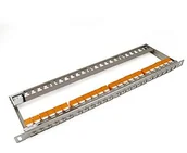 Akcesoria do serwerów - Cablematic cablem atic Patch Panel 24 RJ45 UTP Cat.6 0,5 u metalowym grzebieniu ordenacables PN16121418200124469 - miniaturka - grafika 1